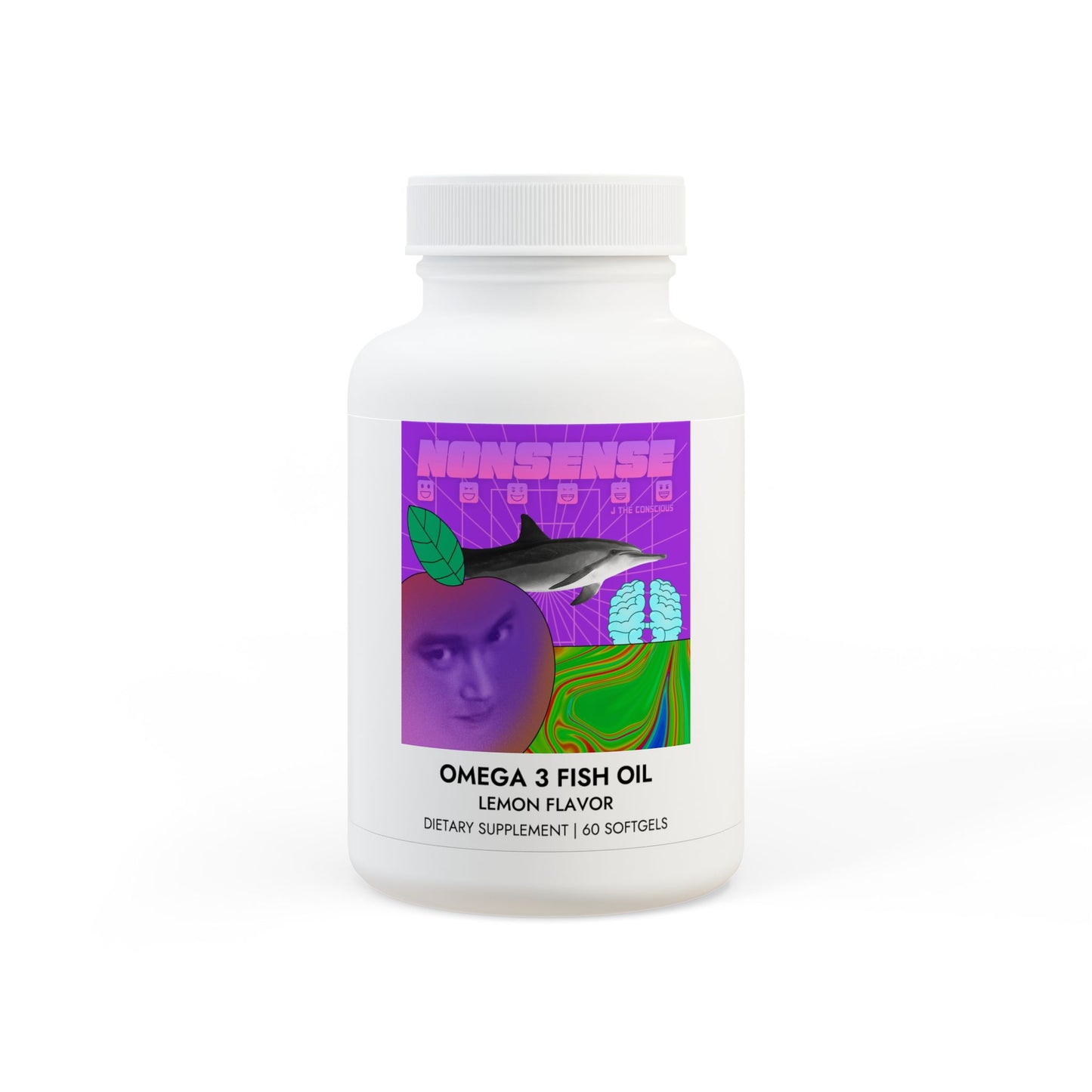 JUNLIN Omega 3 Fish Oil Supplement (60 Softgels)