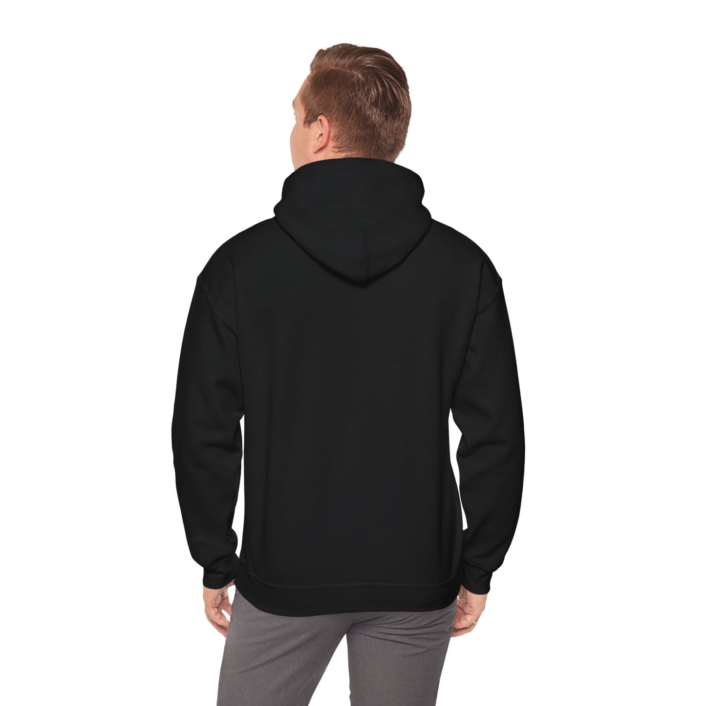 JUNLIN WEARS THIS HOODIE. BLACK