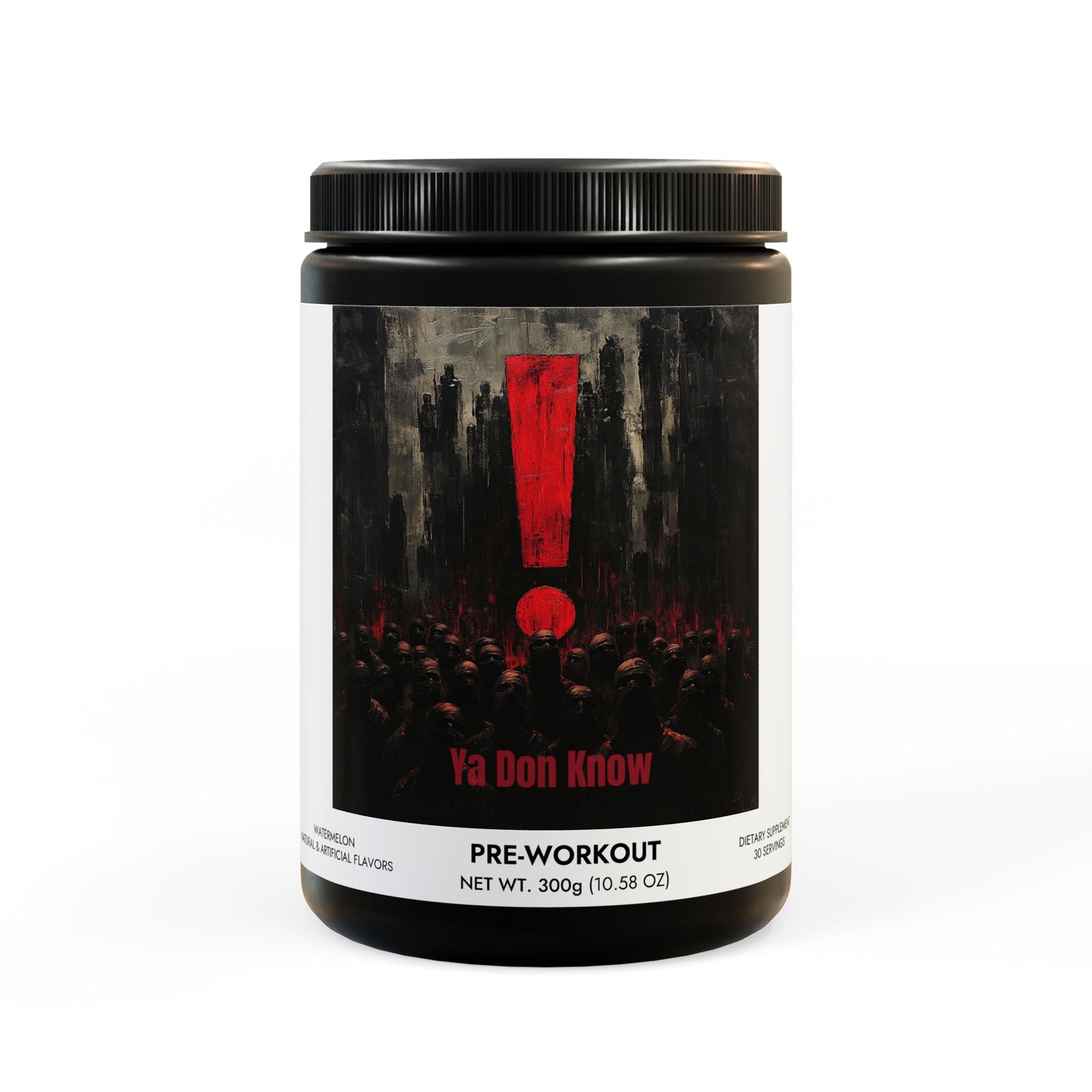 JUNLIN "YA DON KNOW" Pre-Workout Supplement, Watermelon (300g, 10.58oz)