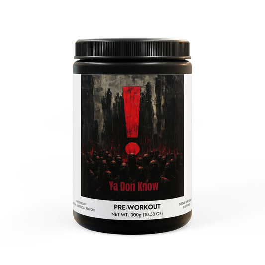 JUNLIN "YA DON KNOW" Pre-Workout Supplement, Watermelon (300g, 10.58oz)