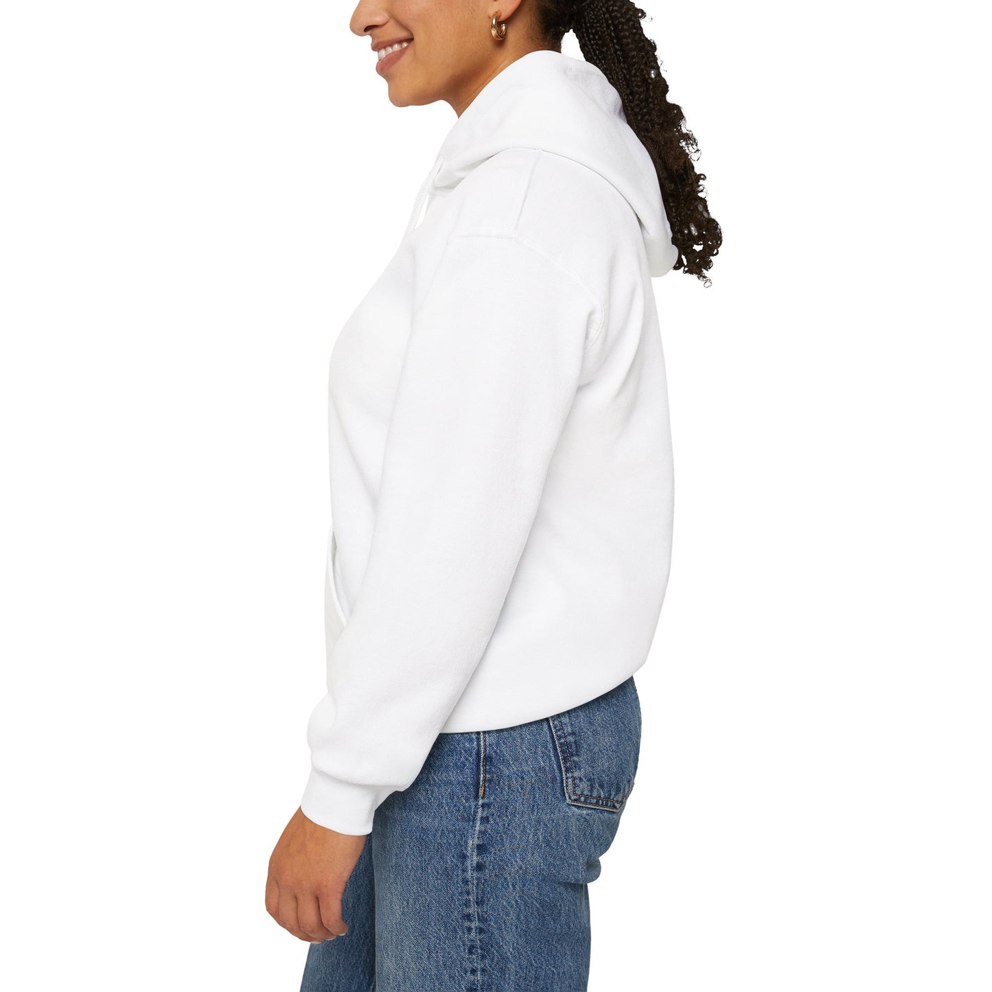 JUNLIN WEARS THIS HOODIE. WHITE
