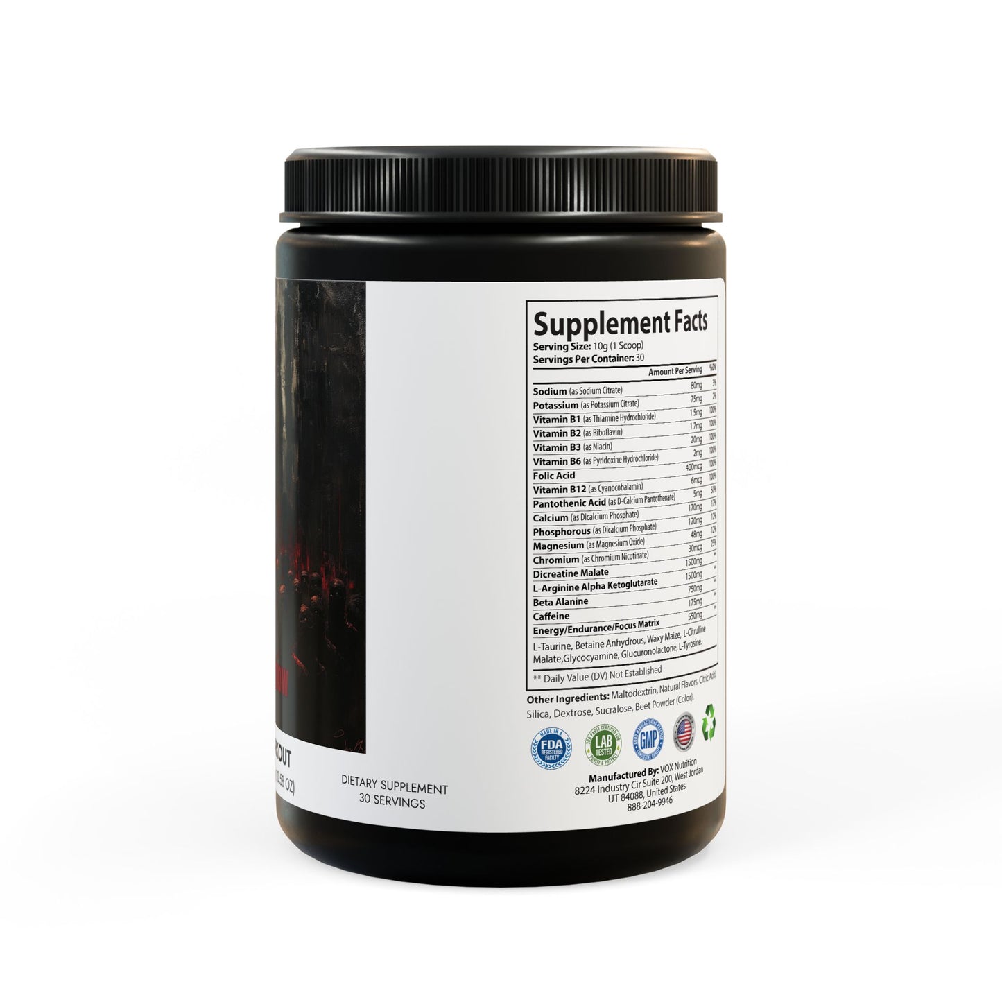 JUNLIN "YA DON KNOW" Pre-Workout Supplement, Watermelon (300g, 10.58oz)
